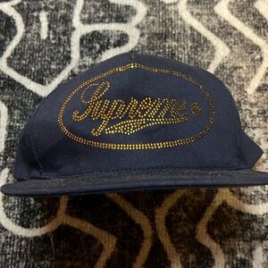 Supreme SnapBack, Navy, one size fits all